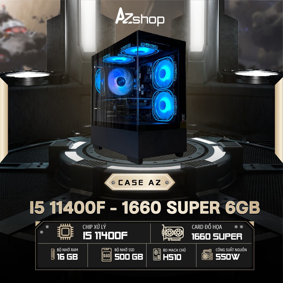 🔊 𝐂𝐚𝐬𝐞 𝐀𝐳𝐆𝐚𝐦𝐞𝐫 𝐢5 𝟏14𝟎0𝐅 1660 Super  6GB chưa 𝐋𝐂𝐃 !