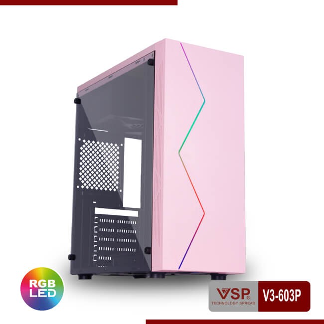 Vỏ Nguồn Máy Tính VSP V3-603P (màu hồng)
