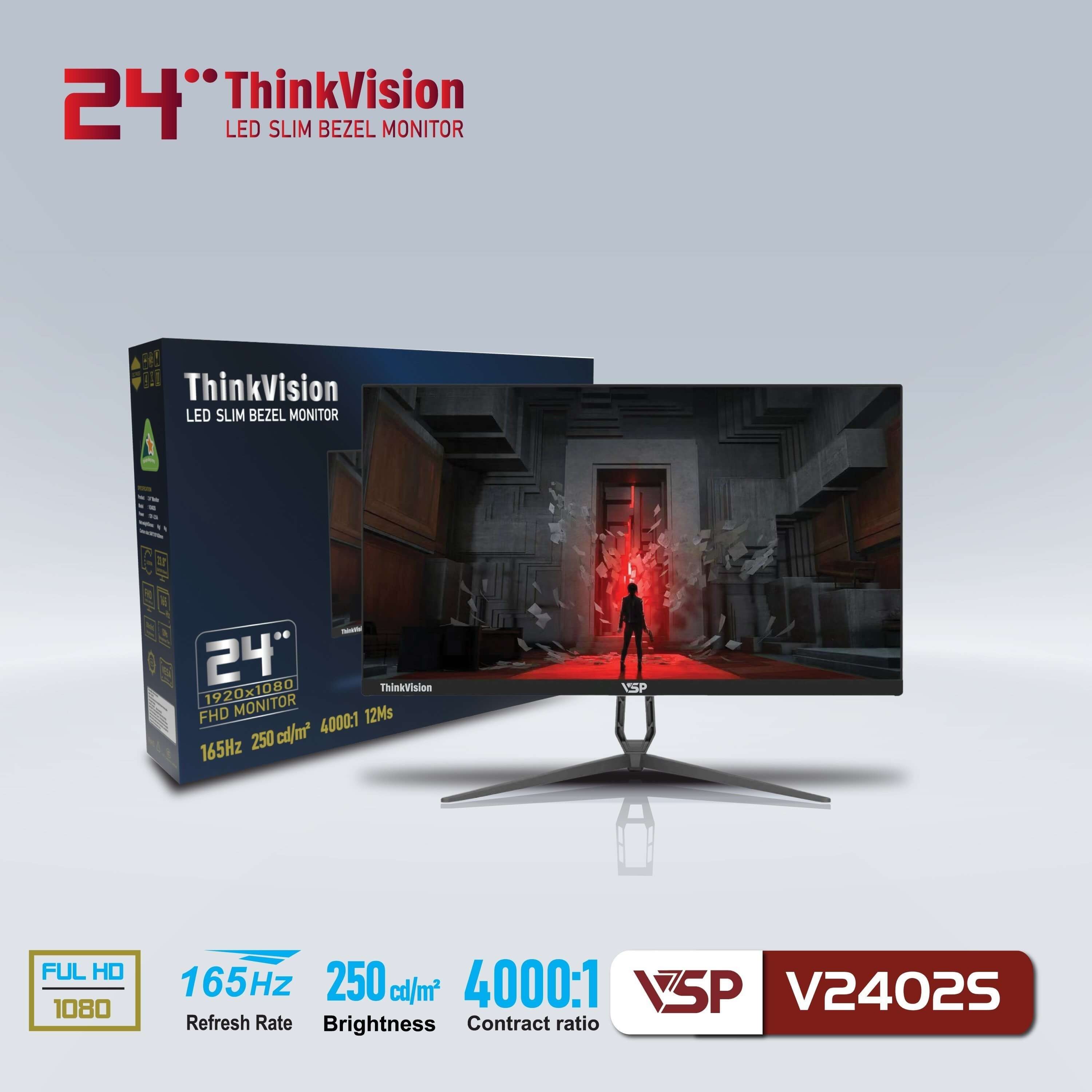 ✔️ Màn Hình VSP V2402S 24inch 165Hz (FullHD, HDMI)