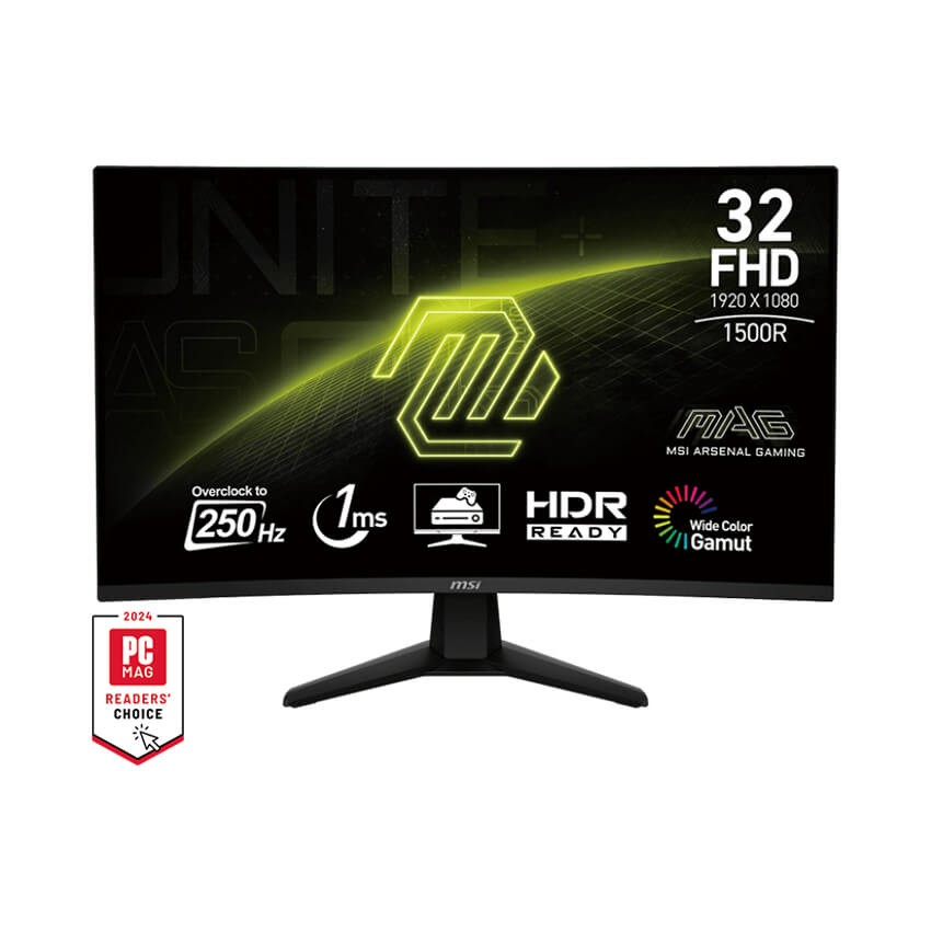 Màn hình Gaming MSI G32C6X | 31.5 inch, FHD, VA, 250Hz, 1ms, cong