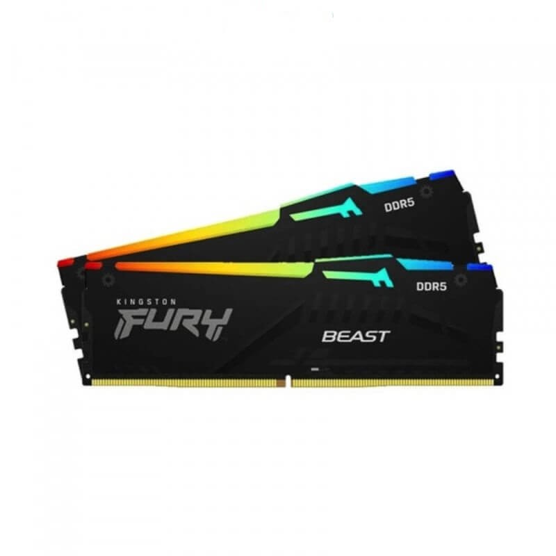 Ram Kingston Fury 64GB 5600MT/s DDR5 CL40 DIMM (Kit of 2) Beast RGB