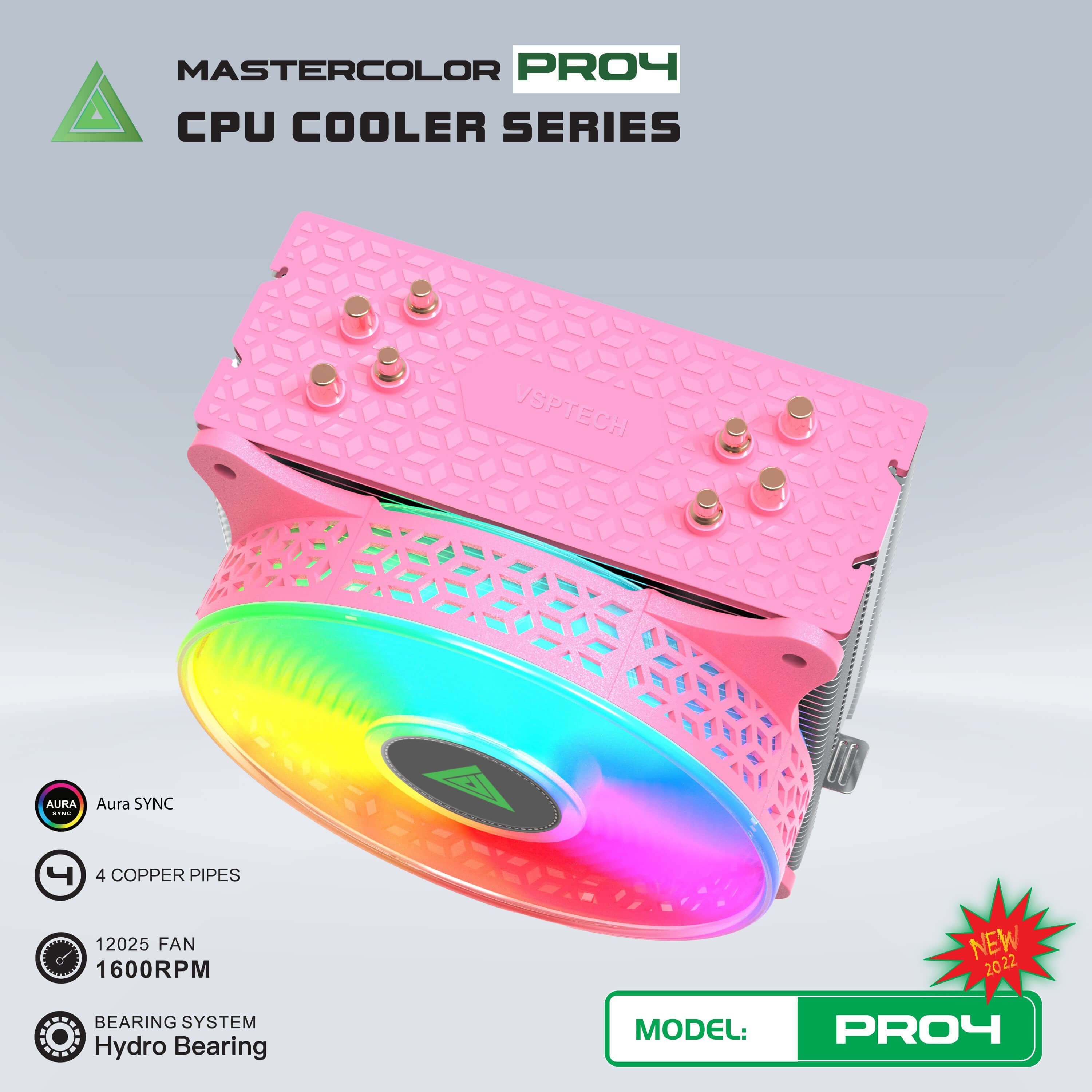 Tản nhiệt CPU VSP COOLER PRO4 PR04 SIÊU MÁT