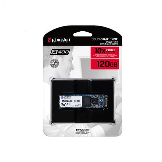 Ổ cứng SSD 120G Kingston A400 M.2 Sata 6Gb/s TLC (SA400M8/120G)