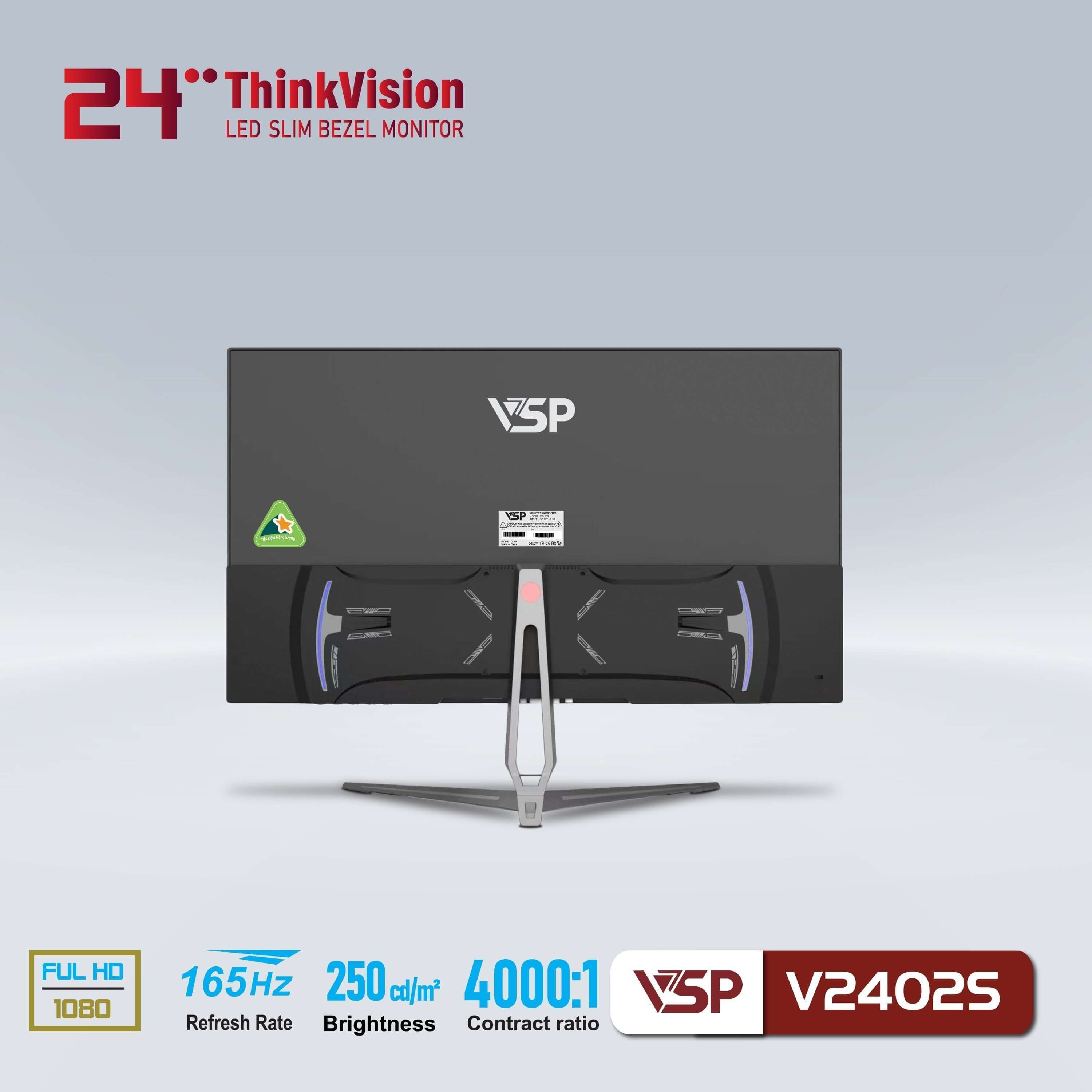 ✔️ Màn Hình VSP V2402S 24inch 165Hz (FullHD, HDMI)