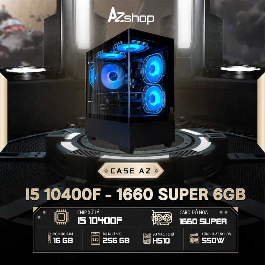 🔊 𝐂𝐚𝐬𝐞 𝐀𝐳𝐆𝐚𝐦𝐞𝐫 𝐢5 𝟏04𝟎0𝐅 1660 Super  6GB chưa 𝐋𝐂𝐃 !