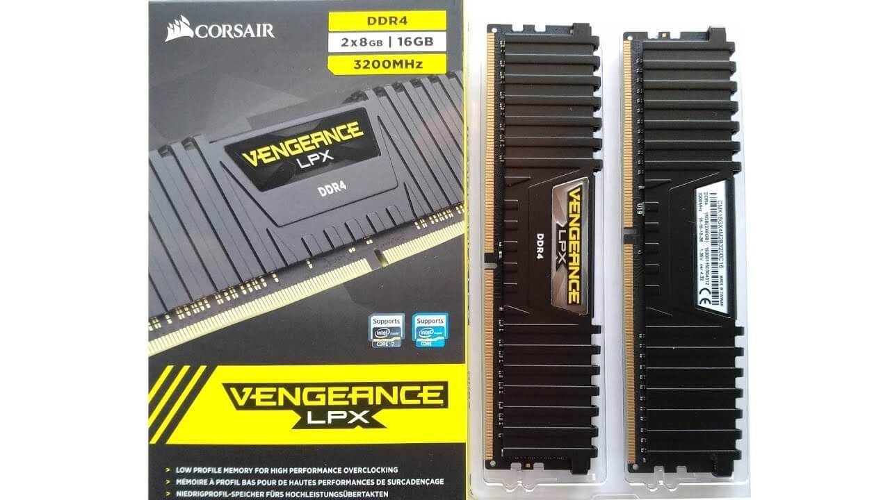Ram DDR4 Corsair 16G/3200 Vengeance LPX (1x 16GB) CMK16GX4M1E3200C16