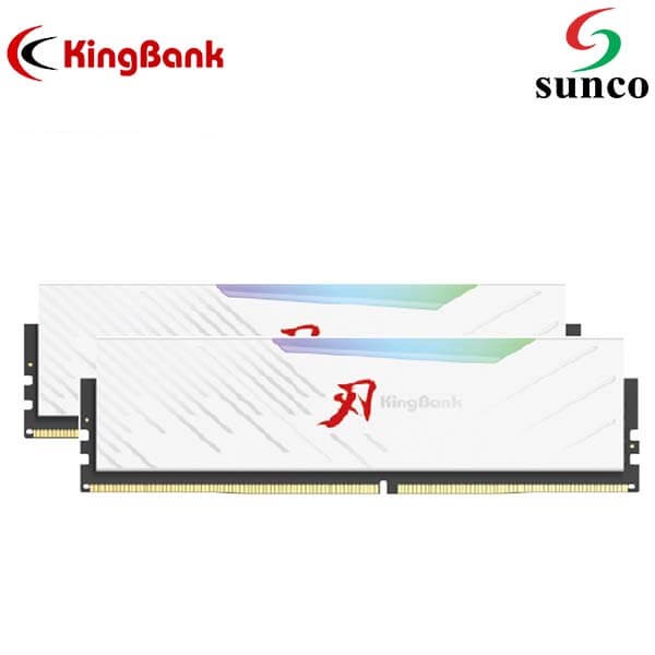 RAM DR5 16G BUSS 6000 KINGBANK SHARP BLADE RGB WHITE NEW
