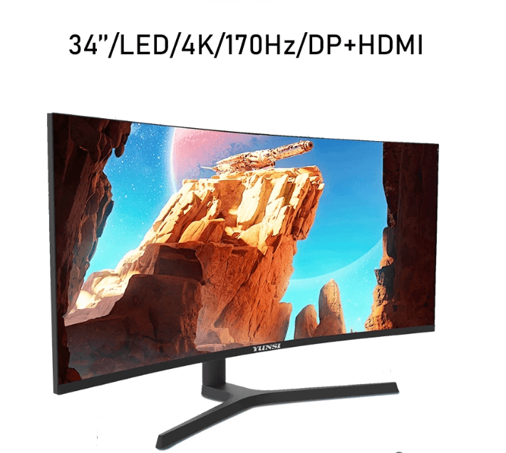 Màn hình Yunsi Y340QL (34 inch, Cong, 3440 x 1440, 170Hz, 1ms, Chỉnh độ cao)