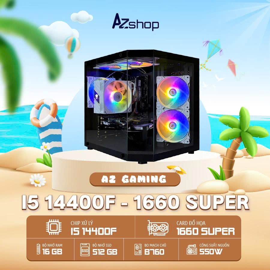 🔊𝐂𝐚𝐬𝐞 𝐀𝐳𝐆𝐚𝐦𝐞𝐫 𝐢5 𝟏44𝟎𝟎𝐅 𝟏𝟔𝟔𝟎SUPER i Ram 16GB chưa kèm LCD !