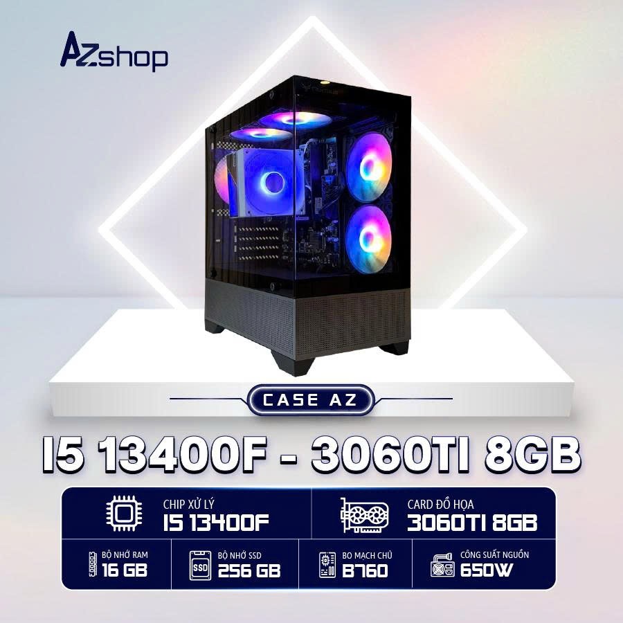 🔊 𝐂𝐚𝐬𝐞 𝐀𝐳𝐆𝐚𝐦𝐞𝐫 𝐢𝟓 𝟏3𝟒𝟎𝟎𝐅 3060Ti 8GB 𝐜𝐡𝐮̛𝐚 𝐋𝐂𝐃 !