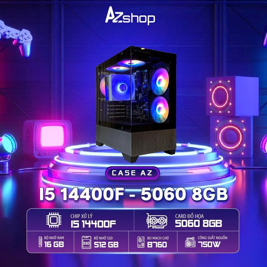 📣 𝐂𝐚𝐬𝐞 𝐀𝐳𝐆𝐚𝐦𝐞𝐫 𝐢𝟓 𝟏4𝟒𝟎𝟎𝐅 V𝐆𝐀 5060  8GB 𝐜𝐡𝐮̛𝐚 bao gồm màn hinh 𝐋𝐂𝐃 !