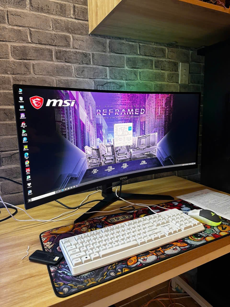 Màn hình Yunsi Y340QB 34 inch (170Hz, 3440x1440, 1ms, DP+HDMI, có thể nâng hạ)