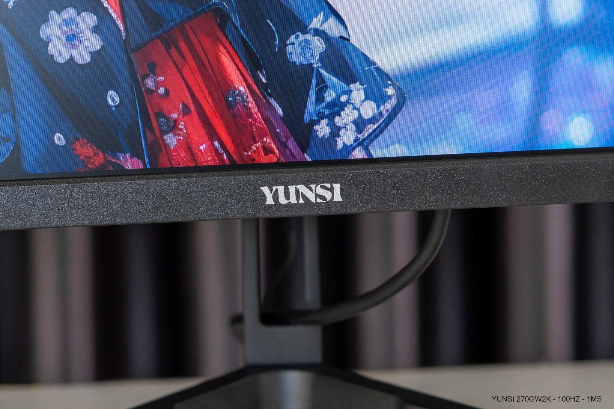Màn hình Yunsi Y270GW2K (27", 100Hz, 2K, IPS, DP, HDMI) - Màu Đen