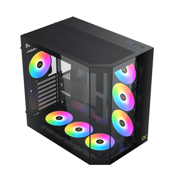 Case Xigmatek Cubi III - balck không fan