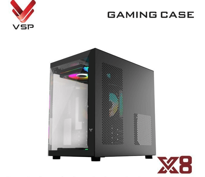 Thùng case vsp x8 - đen -  không Fan