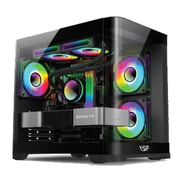 Thùng case vsp x7 - black - Không Fan