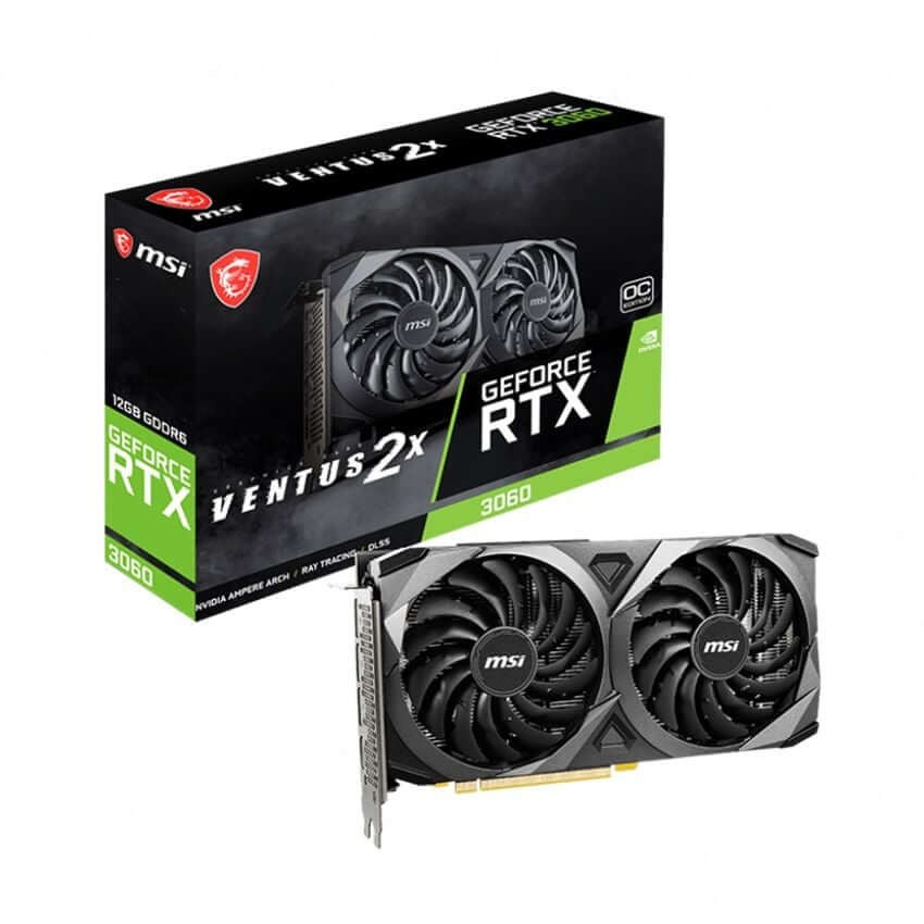 Card màn hình MSI GeForce RTX 3060 VENTUS 2X 12G OC