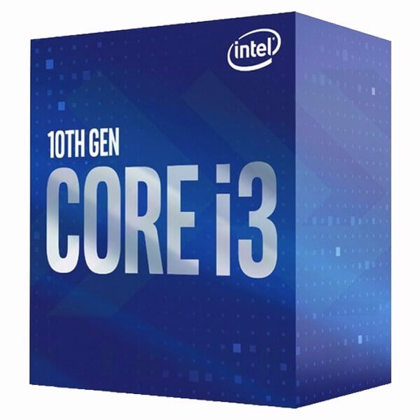 CPU Intel Core i3-10100F  (4-Core/8-Thread/3.6GHz-4.3GHz), fullbox