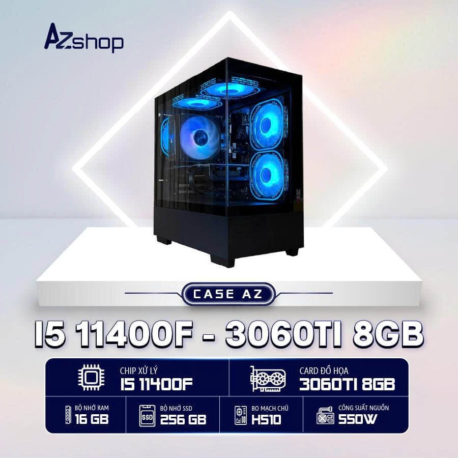 🔊𝐂𝐚𝐬𝐞 𝐀𝐳𝐆𝐚𝐦𝐞𝐫 i5 𝟏1400f 3060Ti 8G𝐛 𝐜𝐡𝐮̛𝐚 𝐋𝐂𝐃 !