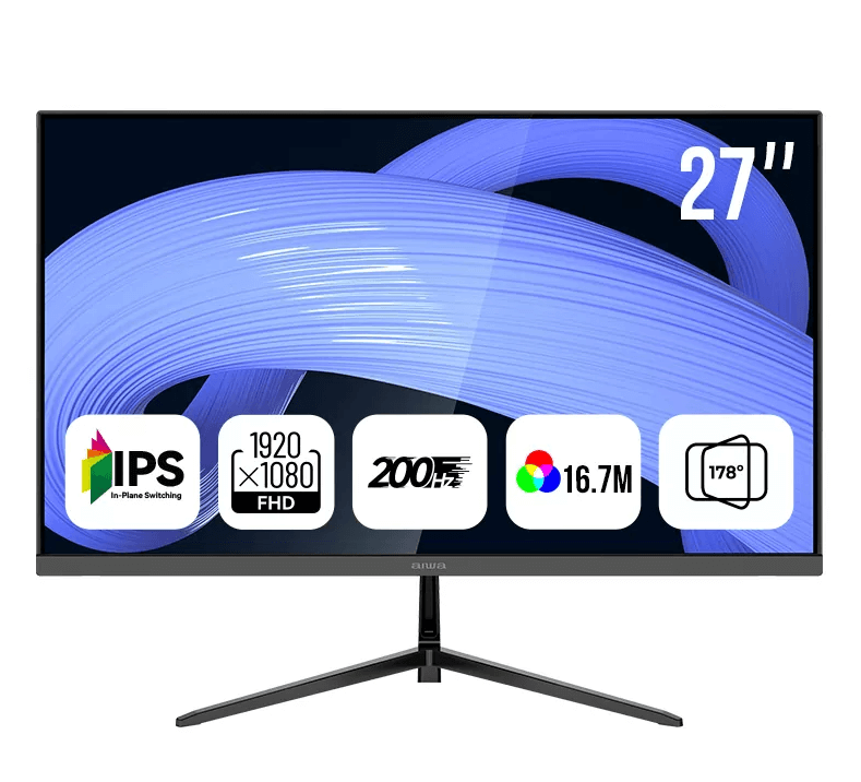 Màn hình máy tính Aiwa 27inch IPS FullHD 200Hz - AW-MD2725-V - Độ Phân Giải Cao, Chi Tiết Sắc Nét