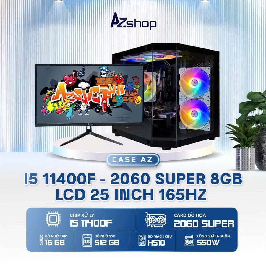 🔊𝐂𝐚𝐬𝐞 𝐀𝐳𝐆𝐚𝐦𝐞𝐫 𝐢5 𝟏14𝟎0𝐅  2060 Super 8GB & LCD 25 inch 165HZ  !