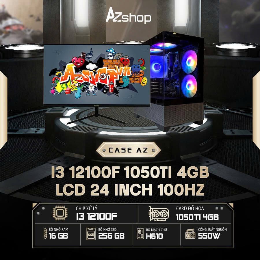 🔊𝐂𝐚𝐬𝐞 𝐀𝐳𝐆𝐚𝐦𝐞𝐫 𝐢𝟑 𝟏2𝟏𝟎𝟎𝐅 1050Ti   4gb 𝐑𝐚𝐦 𝟏𝟔𝐠𝐛 & 𝐋𝐂𝐃 𝟐𝟒𝐈𝐍𝐂𝐇  𝟏𝟎𝟎𝐡𝐳  !