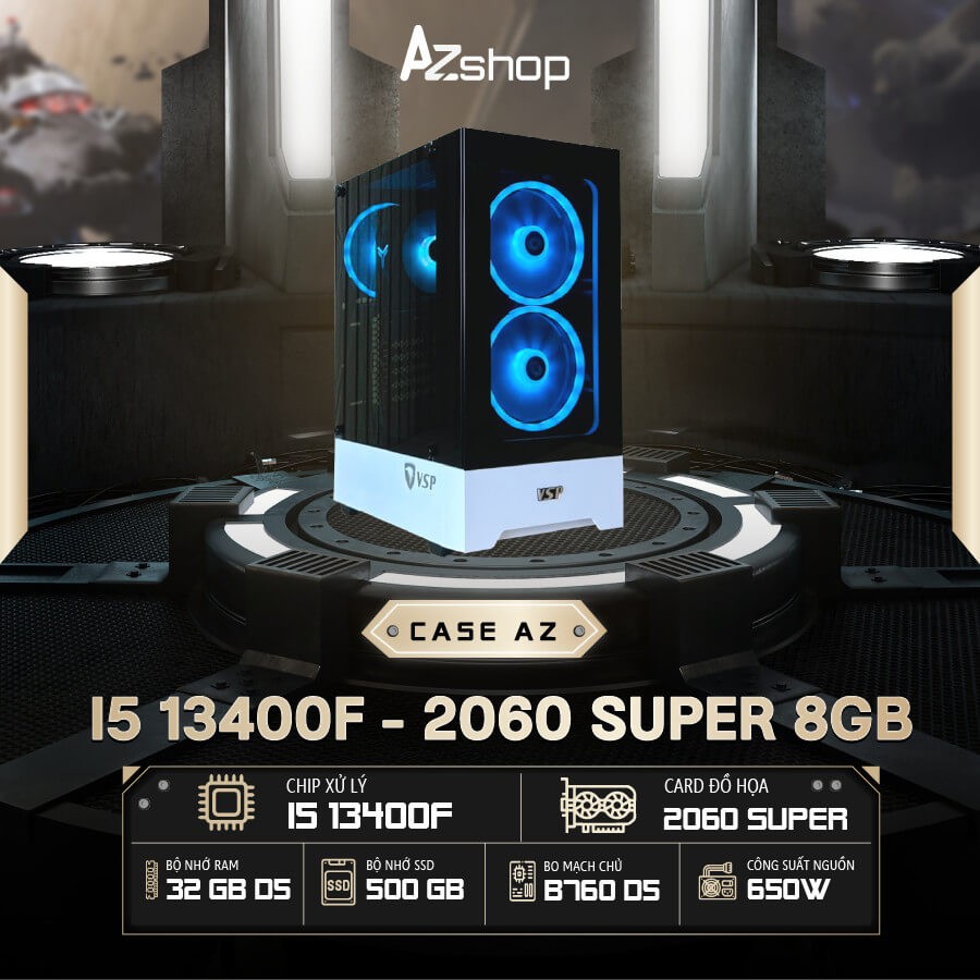 🔊𝐂𝐚𝐬𝐞 𝐀𝐳𝐆𝐚𝐦𝐞𝐫 𝐢5 𝟏34𝟎0𝐅 2060 Super 8GB chưa 𝐋𝐂𝐃 !