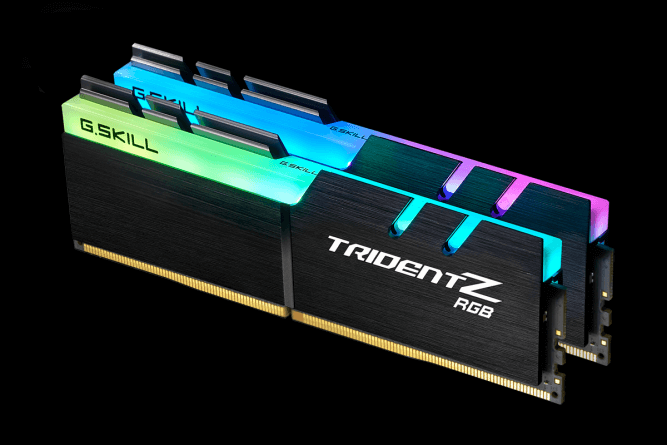 Ram Gskill Trident Z RGB 32GB (2x16GB) DDR4 3200MHz (F4-3200C16D-32GTZR)