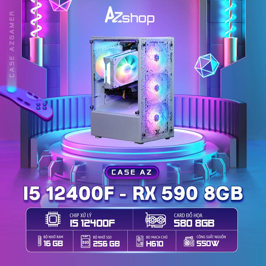 📣  𝐂𝐚𝐬𝐞 𝐀𝐳𝐆𝐚𝐦𝐞𝐫 𝐢𝟓 𝟏2𝟒𝟎𝟎𝐅 𝐕𝐆𝐀 570 8Gb 𝐜𝐡𝐮̛𝐚 𝐋𝐂𝐃 !