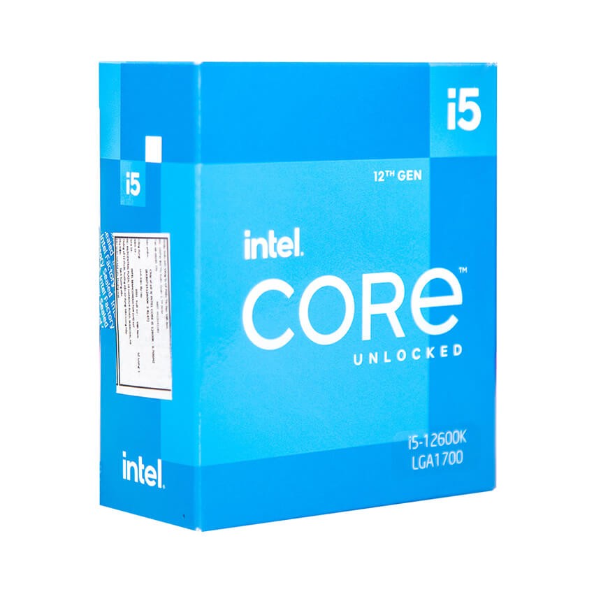 CPU Intel Core I5 12600K fullbox, Bảo hành 36 tháng, Fan zin