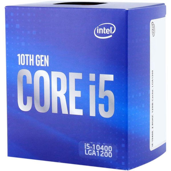 CPU Intel Core i5 10400 Box  (2.90 Up to 4.10GHz, 12M, 6 Cores 12 Threads)
