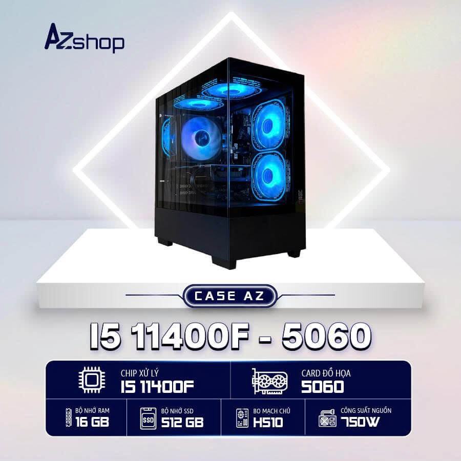 🔊𝐂𝐚𝐬𝐞 𝐀𝐳𝐆𝐚𝐦𝐞𝐫 i5 𝟏1400f 5060 8GB 𝐜𝐡𝐮̛𝐚 𝐋𝐂𝐃 !