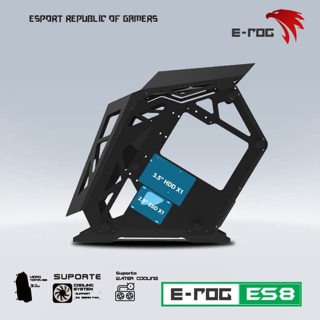 Case VSP E-ROg ES8 màu đen