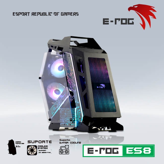 Case VSP E-ROg ES8 màu đen