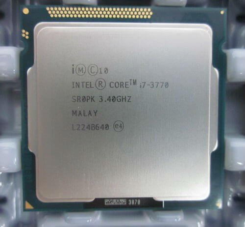 CPU Intel Core I7 3770 hàng Tray chưa bao gồm Fan