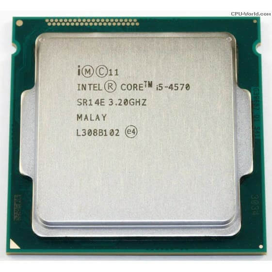 CPU Intel Core I5 4570 hàng Tray chưa bao gồm Fan