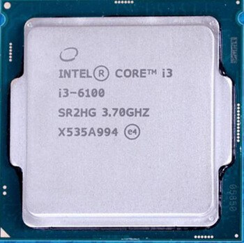 CPU I3 6100 hàng TRAY chưa bao gồm FAN