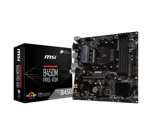 Main MSI B450M PRO-VDH (Chipset AMD B450/ Socket AM4/ VGA onboard)
